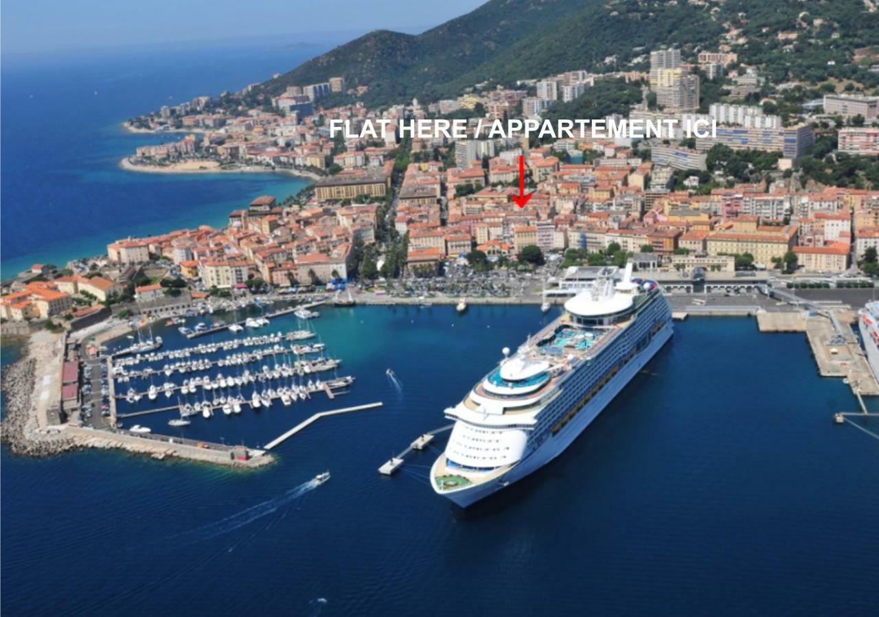 **** Very Central Ajaccio 36 Rue Fesch, Cosy Flat In City Center Pedestrian Street, Up To 4 People **** المظهر الخارجي الصورة
